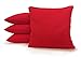 Johnson Enterprises 8 Standard Corn Filled Regulation 6 x 6 Inch Duck Cloth Cornhole Bags (Red/Navy)