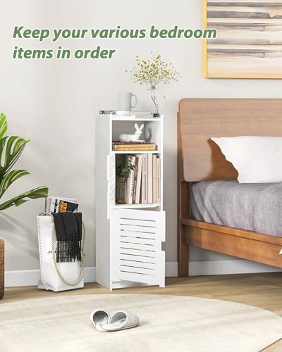 Aimu Waterproof Bathroom Cabinet - Freestanding Storage Unit with Open Shelf - Corner Furniture for Bedroom