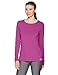 Amazon Essentials Women's Tech Stretch Long-Sleeve T-Shirt (Available in Plus Size)