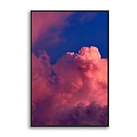 Framed Canvas Wall Art Clouds and Colors Canvas Prints Home Artwork Decoration for Living Room,Bedroom - 16x24 inches
