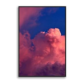Framed Clouds and Colors Home Artwork for Living Room Bedroom