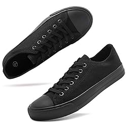 White Sneakers for Women Low Top Canvas Shoes