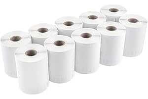 L LIKED 10 Rolls 4x6 Inches 1744907 S0904980 Thermal Labels Compatible with Dymo, Zebra & Rollo Printer, 103x159mm Thermal Pr