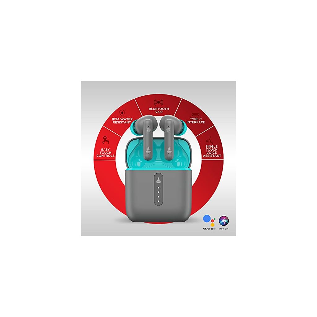 boAt Airdopes 141 True Wireless Earbuds with 42 Hours Playback, Fast Charge, IWP Technology 