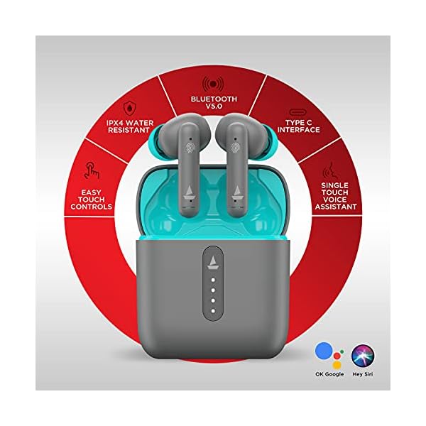 boAt Airdopes 141 True Wireless Earbuds with 42 Hours Playback, Fast