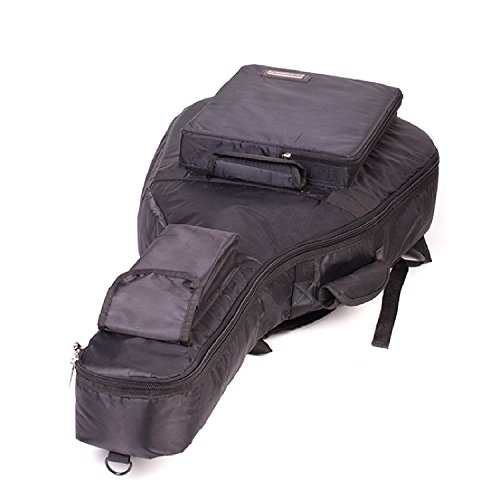 Aliyes Acoustic Class Guitar Gig Bag Full Size Guitar Case Carrying Bag Ballad Backpack Cover 41" Water-Resistant Oxford Fabric 10mm Padded Sponge Padded Adjustable Strap Black