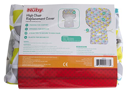 Nuby high Chair Replacement Cover Triangle | Pricepulse