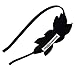 Flapper Headband 1920s Gatsby Leaf Beaded Women Hair Accessory for Costume Party (Black Gold)