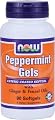 NOW Foods Peppermint Gels with Ginger & Fennel Oils, 90 Softgels