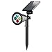 B. Solar Light Colored Landscape Lights LED, Spotlight for Outdoor Garden Trees Yard Christmas Wall Decor (Color Changing)