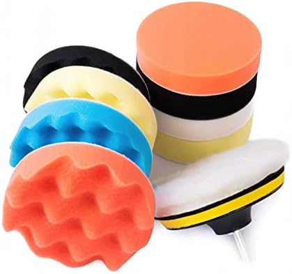 7Pcs Set 3-7 inch Car Polishing Pad Sponge Buffing Waxing Clean Polish Buffer Drill Wheel Polisher Removes Scratches Car Repair - 1420