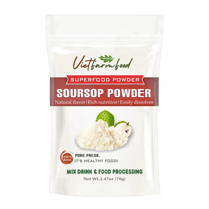 SOURSOP POWDER 2.47 oz (70g) VIETFARMFOOD: Pure
