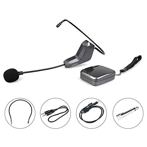 XB-703-UHF-Cardioid-Wireless-Lavalier-Microphone-Selectable-Channel-Lapel-Mic-Support-Multiple-with-Wide-Transmission-Range-for-Bussiness-GuideTeacher-Conference-Party-Promotion