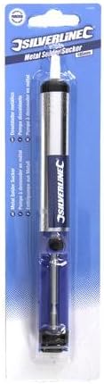 Silverline 633609 Metal Solder Sucker 185mm & 512655 Desoldering Wire 2mm view 3