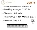 Senmit 1/8 Stainless Steel Aircraft Wire Rope for Deck Cable Railing Kit,7 x 7 200 Feet T 316 Marine Grade