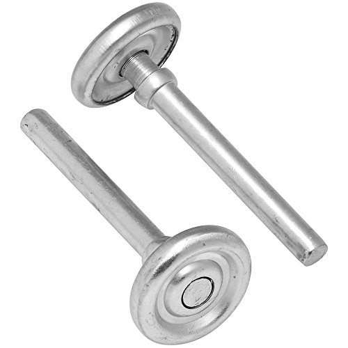 National Hardware N280-016 V7601 Standard Rollers in Plain Steel, 2 pack