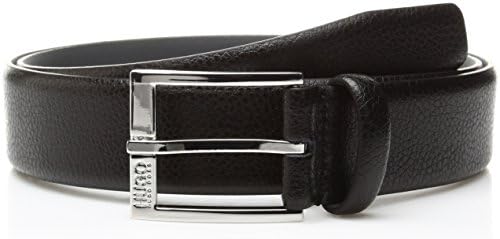 HUGO Hugo Boss Men's C-elloy Embossed Leather Belt,Black,38(US)/100(UK)