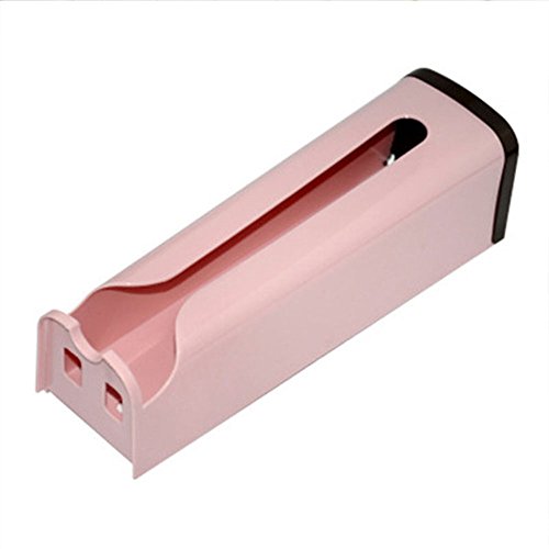 Everyfit Plastic Wall Mounted Garbage Bag Holder-Container Organizer Box Grocery Bag Trash Bag Dispenser Holds Finishing Box Storager for Kitchen Bathroom Office