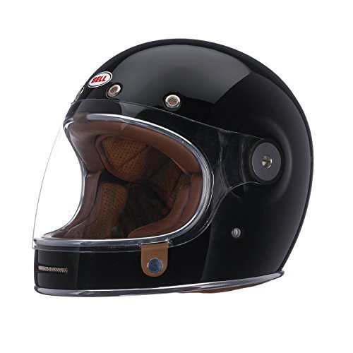 Bell Bullitt Unisex-Adult Full Face Street Helmet (Solid Black, Medium) (D.O.T.-Certified)