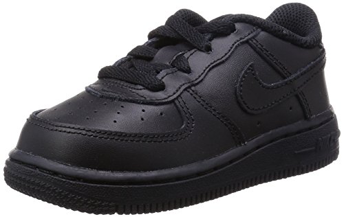 Nike Toddlers Force 1 (TD) Black/Black/Black Basketball Shoe 7 Infants US