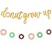 Sidpro Glitter Donut Party Pack - Banners, Garland, Wall Decorations for Happy Birthday Celebrations