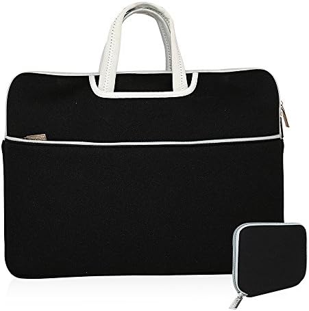 15.6 Inch Laptop Bag, Armor Wear Shockproof Neoprene Sleeve Carry Case Bag With Extra Accessory Case for 15 Inch MacBook Pro,15.6 Inch Acer Aspire ES 15,HP Notebook 15-ay011nr ChromeBook,Laptop