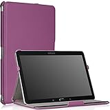 Moko Samsung Galaxy Tab PRO 10.1 Case - Slim-Fit Multi-angle Folio Cover Case for Galaxy Note 10.1 Inch 2014 & Tab Pro 10.1 Tablet, PURPLE (NOT Fit Tab 4 10.1 & Tab 10.1 & Tab2 10.1)