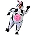Spooktacular Creations Inflatable Costume Air Blow-up Deluxe Halloween Cow Costume - Child (7-10 Yrs) Black and White