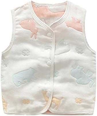 luyusbaby Baby Cotton Warm Vests Unisex Infant to Toddler Colorful Waistcoat