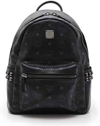 Amazon エムシーエム Mcm ヴィセトス バックパック フェイクレザー 黒 スタッズ Mmk5sve37bk001 中古 Mcm エムシーエム リュック バックパック