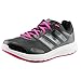 adidas Performance Women's Duramo 7 W Women's Running Shoe, Black/Silver/Pink, 9 M US