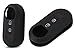 EX1 [2 Pack] Silicone Protective Car Key Cover Skin for Fiat 500 / 500C / Bravo/Doblo/Grande/Panda/Punto/Stilo (Black)