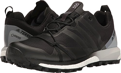Adidas Mens Terrex Agravic GTX Trail Running Shoes Black/Black/White - 10