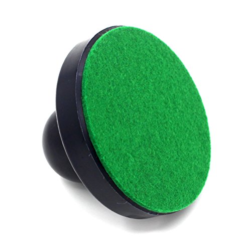 TOYMYTOY 4Pcs Air Hockey Pucks, 2 Pcs 76mm Paddles, Table Game Replacement (Dark Blue)
