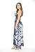 Riviera Sun 21611-NW-XL Strapless Tube Maxi Dress/Summer Dresses Navy/White