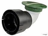 NDS 430 3" & 4" Emitter with Elbow UV Adapter, Green Pop Up