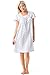 Casual Nights Nightgowns for Women, Short Sleeve Floral Night Gowns for Adult Women