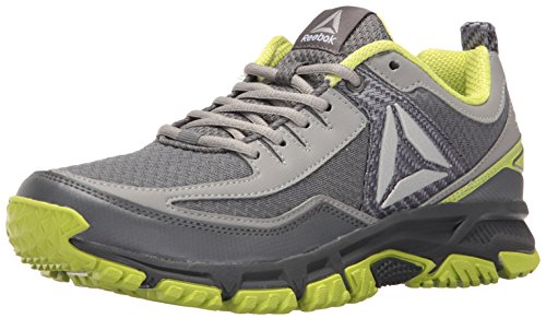 Reebok Men's Ridgerider Trail 2.0 Running Shoe, Alloy/Flat Grey/Kiwi Green/Pewter, 11.5 M US