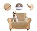 Ameritex Chair Cover, Reversible Quilted Furniture Protector, Ideal Chair Slipcovers for Pets & Children, Water Resistant, Will Keep Your Couch Stain, Dirt&Scratches-Free (Style2 Beige, 23'')