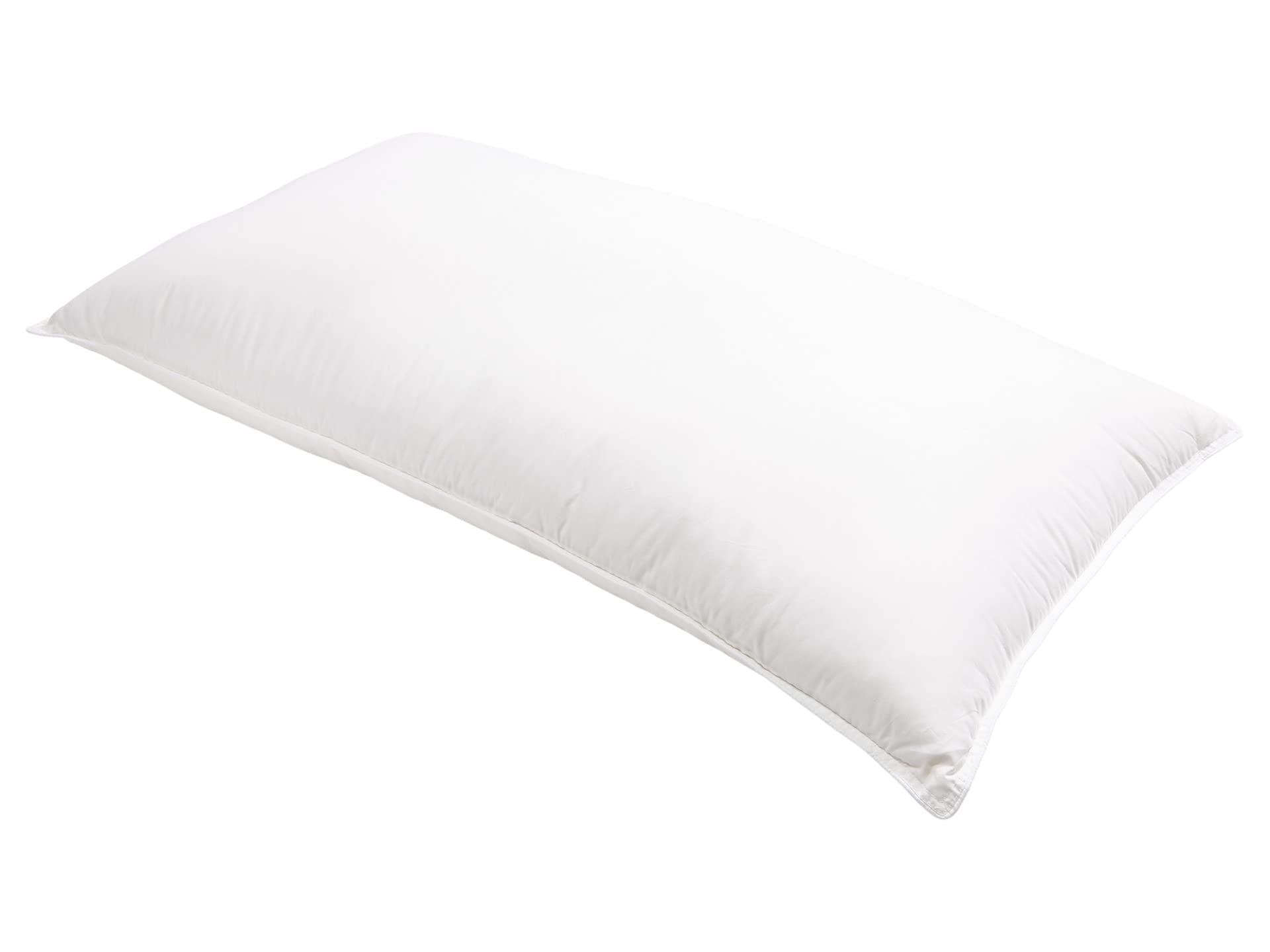 Photo 1 of pcs 4 Bokser Home 700 Fill Power Luxury White Duck Down Machine Washable White Bed Pillow King (U.S. Standard), Firm