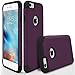 iPhone 6S Plus Case, MagicMobile® Hybrid Thin Armor Protective Case For Apple iPhone 6S Plus Shockproof Skin Hard Dual Defender Cover Impact Resistant Case for iPhone 6S Plus (5.5-inch) [Purple/Black]