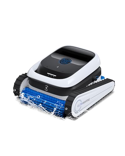 ECOVACS Ultramarine P1 Poolroboter für Boden und Wände, 180 Min. Akku, bis zu 180m², 4800 GPH UltraPure-Saugkraft, Pool-Saugroboter mit App, Doppelschicht-Filte