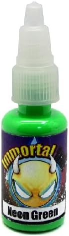 Immortal Tattoo Ink "NEON GREEN" 4-oz Bottles -Tattoo Supplies-