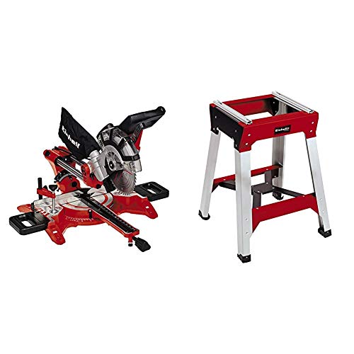 Einhell Zug-Kapp-Gehrungssäge TC-SM 2131/1 Dual (max. 1.800 W, 4.900 min-1, integrierte Zugfunktion, Werkstückanschlag…