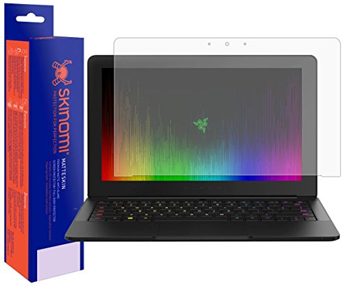 Razer Blade Stealth Screen Protector (RZ09-0168, 12.5"), Skinomi MatteSkin Full Coverage Screen Protector for Razer Blade Stealth Anti-Glare and Bubble-Free Shield