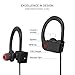 Merdumia Wireless Bluetooth Headphones, Noise Cancelling Sport Headset with Mic and Secure Ear Hooks