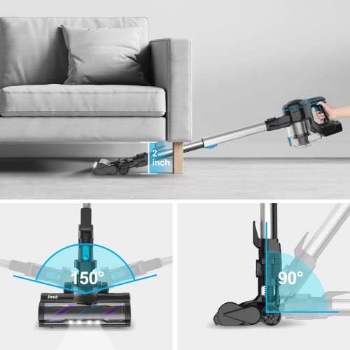 INSE Cordless Vacuum Cleaner, Lightweight 6 in 1 Stick Vacuum with