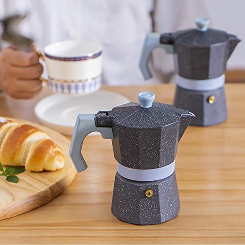 Espressokocher Kleiner Moka-Topf-Home Aluminium-Kaffee-Pot-Büro machen Kaffee-Appliance-italienisches Konzentrat… – Bild 7