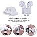 Airpods Case – Airspo 7 in 1 Airpods Accessories Set Compatible with Apple Airpods 1 & 2 [Front LED Not Visible] Protective Silicone Cover Floral Print Cute Case (White+Pineapple)thumb 4