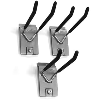 Proslat 13010 Double 8-Inch Locking Hooks Designed for Proslat PVC Slatwall, 3-Pack